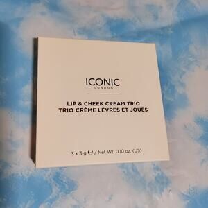 NIB Iconic London Lip and cheek cream Trio .10oz